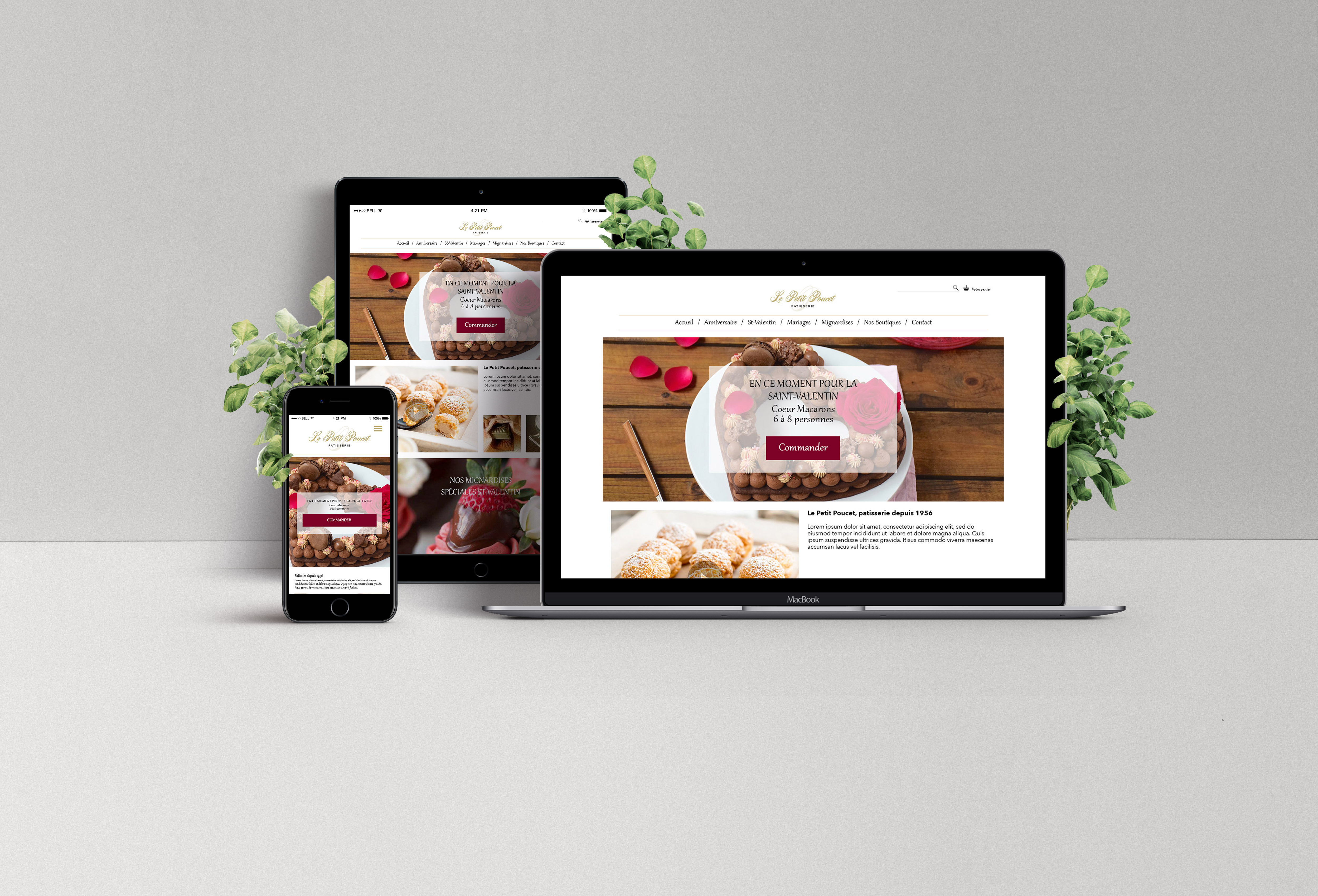responsive web mock-ups